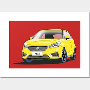 MG3 Car T-shirt Posters and Art